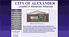 Desktop Screenshot of cityofalexander.com